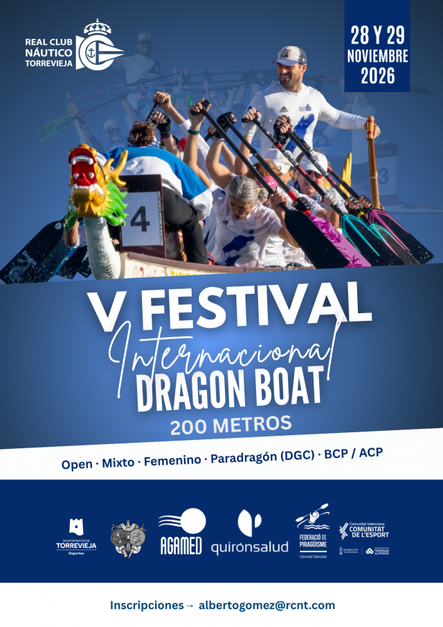 Cartel del V Festival Internacional Dragon Boat